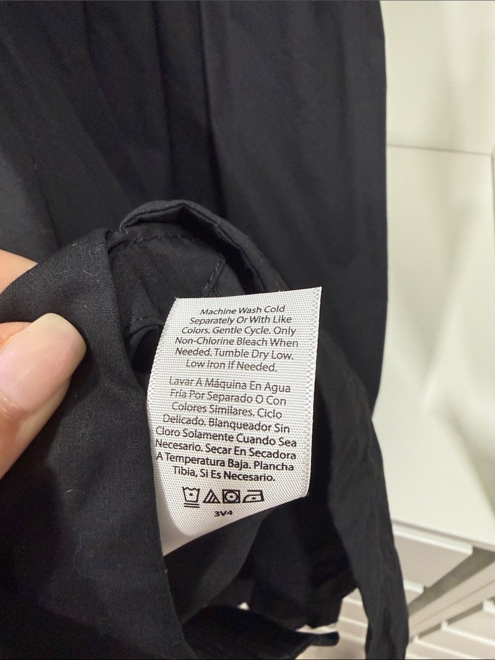 Free Assembly Black Cotton Utility Midi Dress - Picture 5 of 9